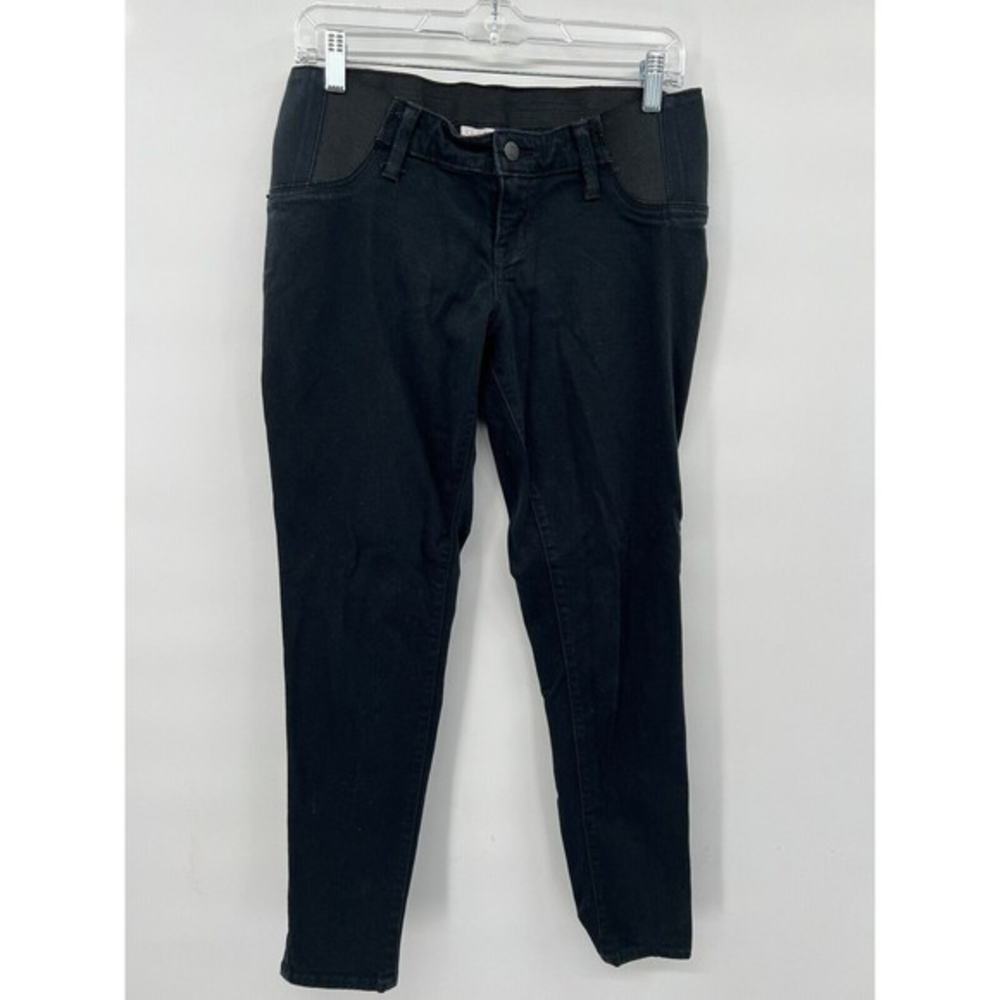 Ingrid And Isabel Maternity Jeans Womens Size 6 Black Stretch Skinny Comfort
